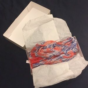 Talbots lobster scarf New no Tags